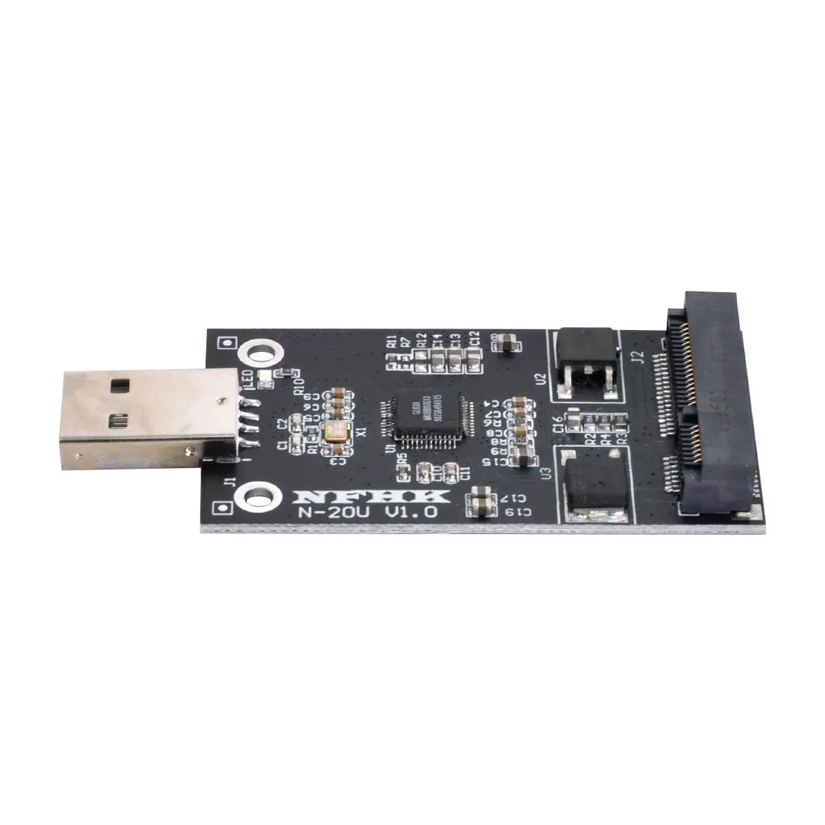 Chenyang MSATA to USB 2.0 External SSD PCBA Conveter Adapter Mini PCI-E Pen Driver Card